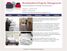 Tablet Screenshot of benalmadena-property-management.com
